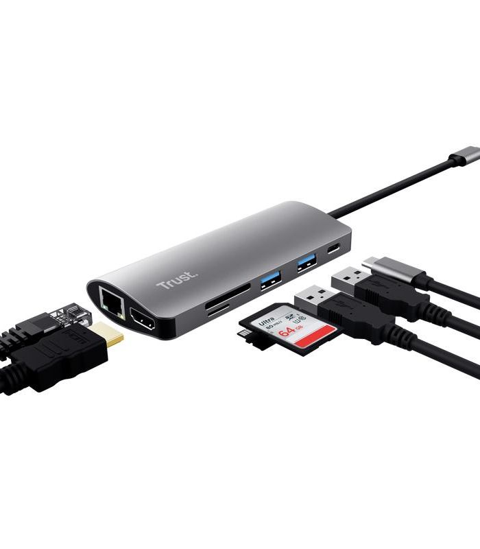 ADAPTER USB-C DALYX 7-IN-1/23775 TRUST