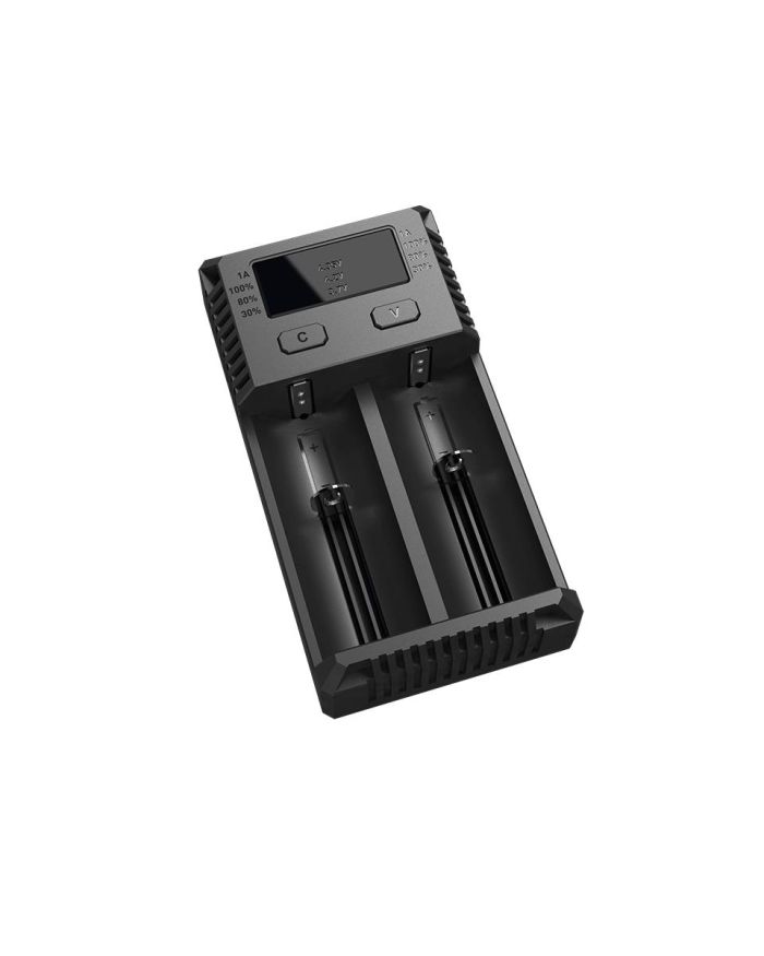 BATTERY CHARGER 2-SLOT/INTELLICHARGER NEW I2 NITECORE