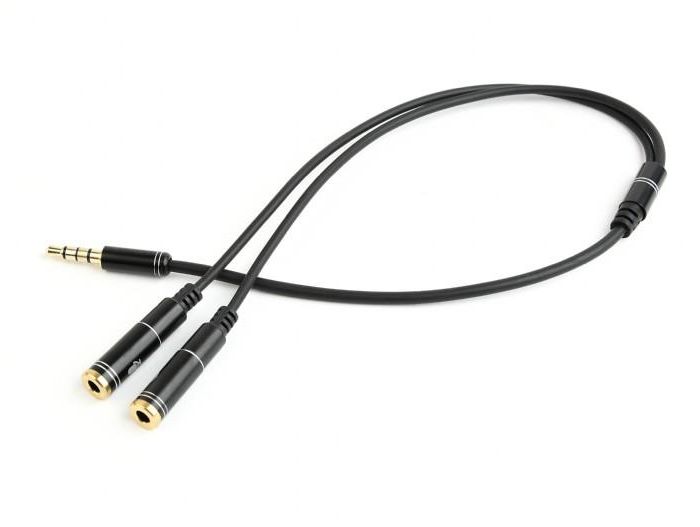 CABLE AUDIO 3.5MM 4-PIN TO/3.5MM S+MIC CCA-417M GEMBIRD