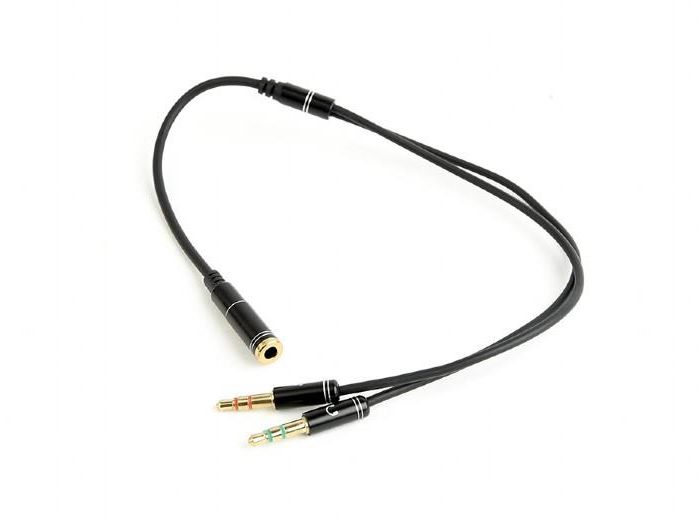 CABLE AUDIO 3.5MM SOCKET TO/2X3.5MM PLUG CCA-418M GEMBIRD