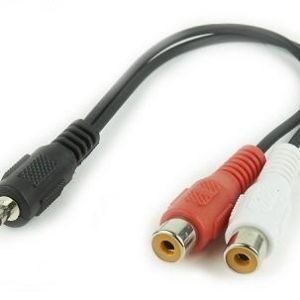 CABLE AUDIO 3.5MM TO 2RCA/SOCKET CCA-406 GEMBIRD