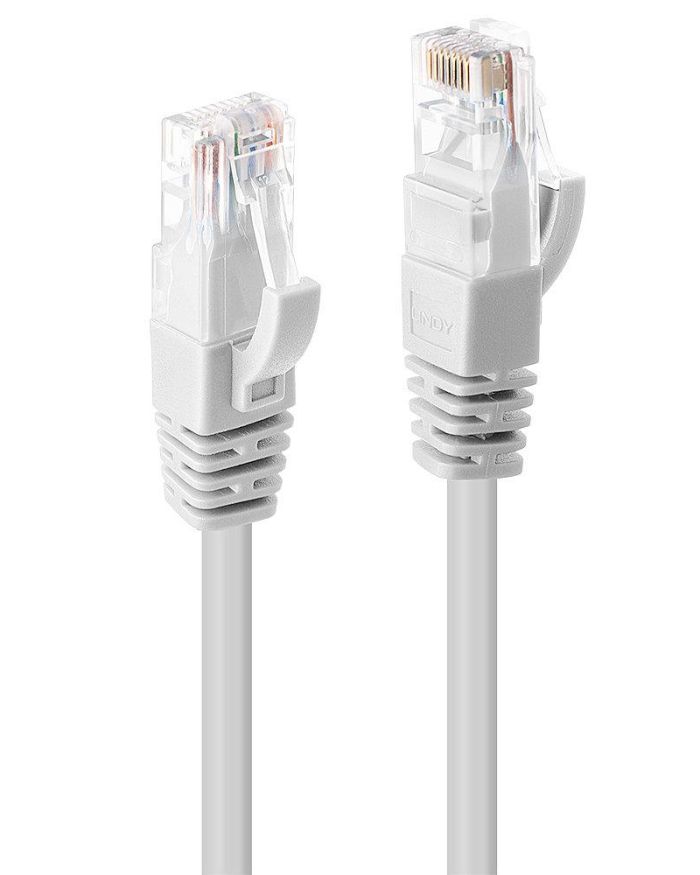 CABLE CAT6 U/UTP 0.5M/WHITE 48091 LINDY
