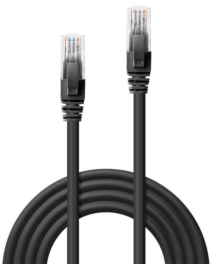 CABLE CAT6 U/UTP 2M/BLACK 48078 LINDY