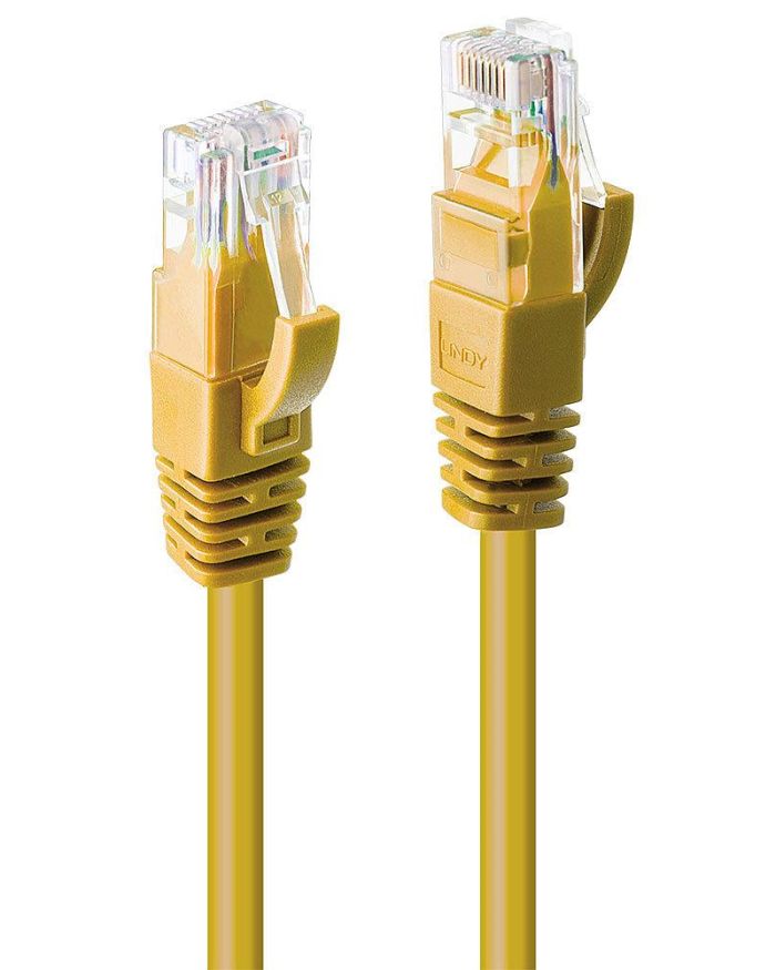 CABLE CAT6 U/UTP 2M/YELLOW 48063 LINDY