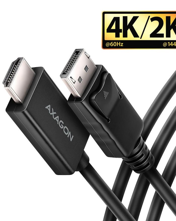 CABLE DP TO HDMI 1.8M/RVD-HI20C2 AXAGON