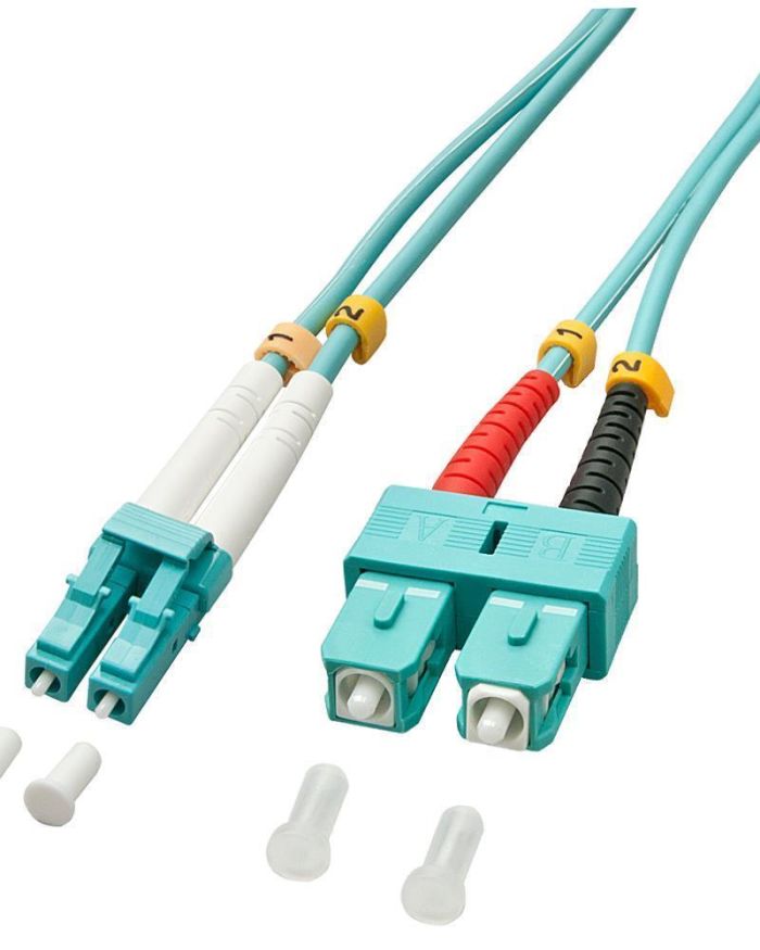 CABLE FIBRE OPTIC LC/SC OM3/5M 46393 LINDY