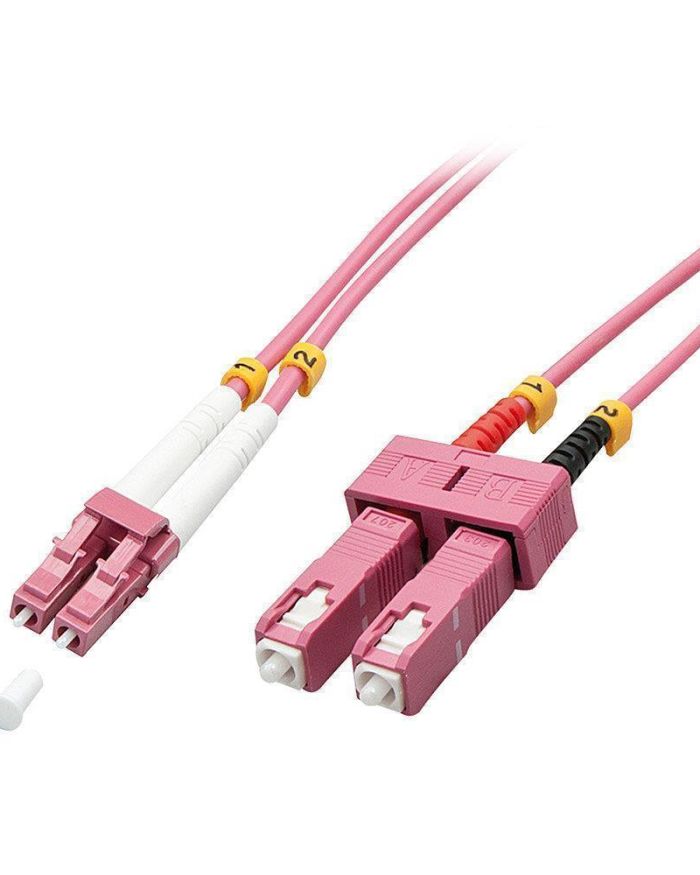 CABLE FIBRE OPTIC LC/SC OM4/15M 46365 LINDY