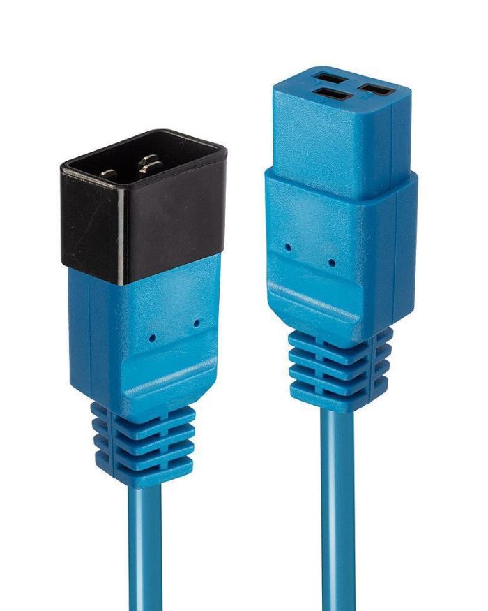 CABLE POWER IEC EXTENSION 3M/BLUE 30122 LINDY