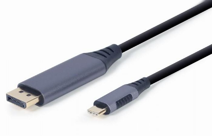 CABLE USB-C TO DP 1.8M/GREY CC-USB3C-DPF-01-6 GEMBIRD