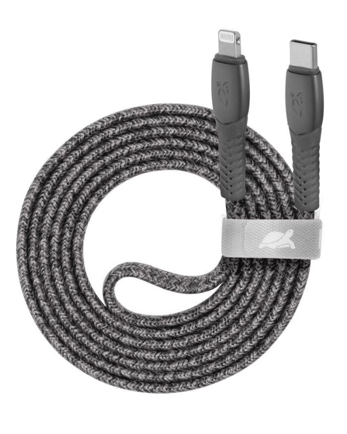 CABLE USB-C TO LIGHTNING 1.2M/GREY PS6107 RIVACASE
