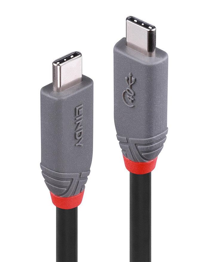 CABLE USB-C TO USB-C 0.8M/ANTHRA 36947 LINDY