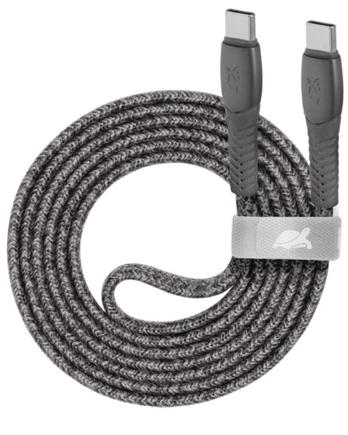 CABLE USB-C TO USB-C 1.2M/GREY PS6105 GR12 RIVACASE