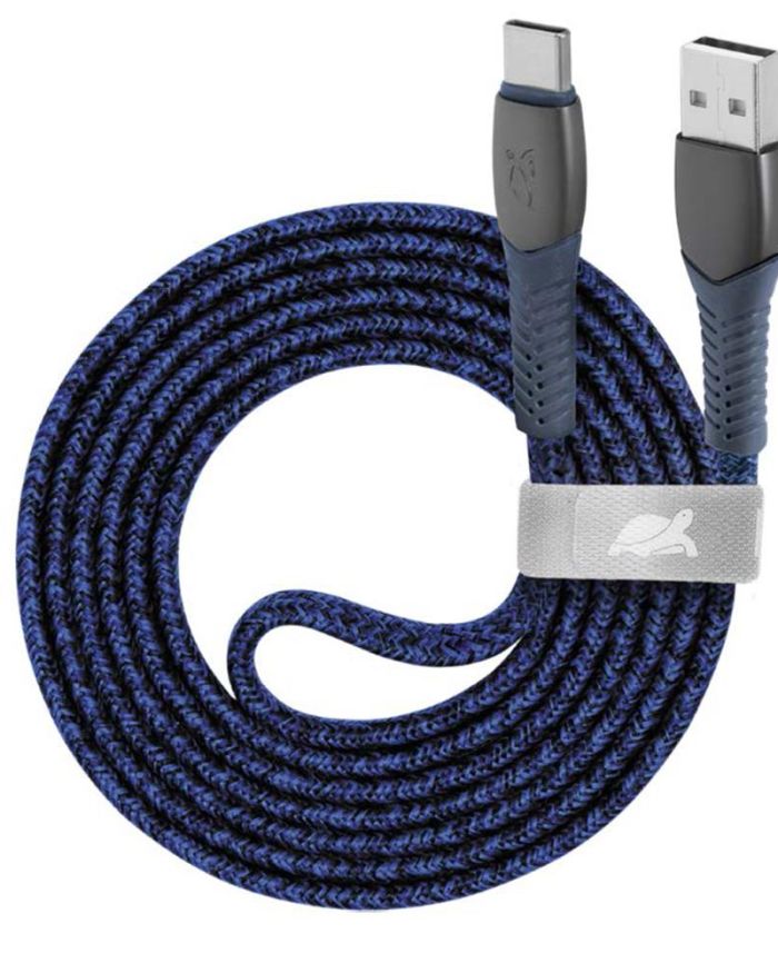 CABLE USB-C TO USB2.0 1.2M/BLUE PS6102 BL12 RIVACASE