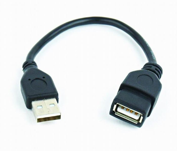 CABLE USB2 EXTENSION AM-AF/CCP-USB2-AMAF-0.15M GEMBIRD