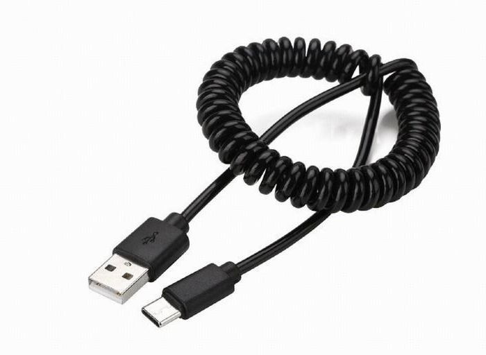 CABLE USB2 TO USB-C COILED/1.8M CC-USB2C-AMCM-6 GEMBIRD