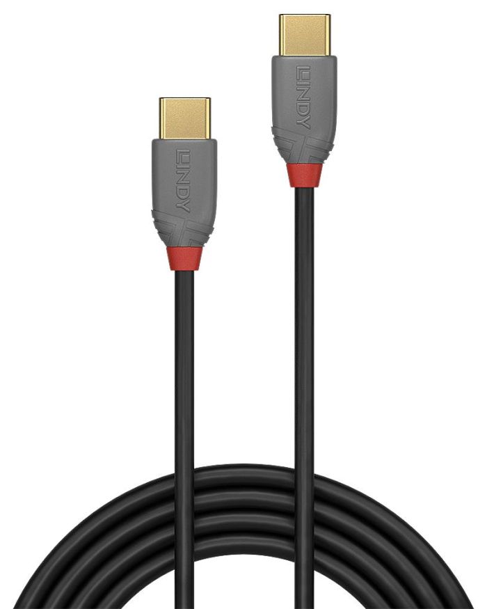 CABLE USB2 TYPE C 1M/ANTHRA 36871 LINDY