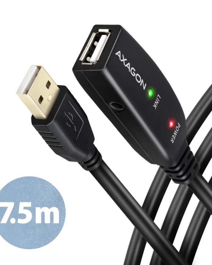 CABLE USB2.0 A-M/A-F ACTIVE/7M ADR-207 AXAGON