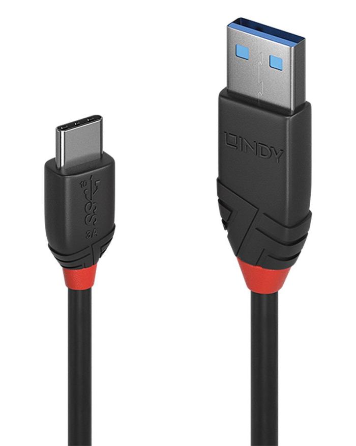 CABLE USB3.2 A-C 1.5M/BLACK 36917 LINDY