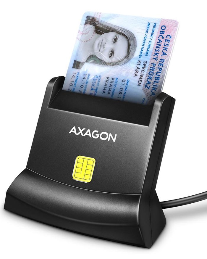 CARD READER STAND SMARTCARD/ID/USB2.0 1.3M CRE-SM4N AXAGON