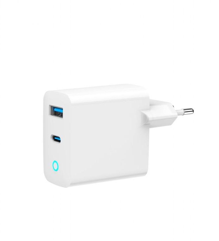 CHARGER USB 65W 2PORT/TA-UC-PDQC65L-W-01 GEMBIRD