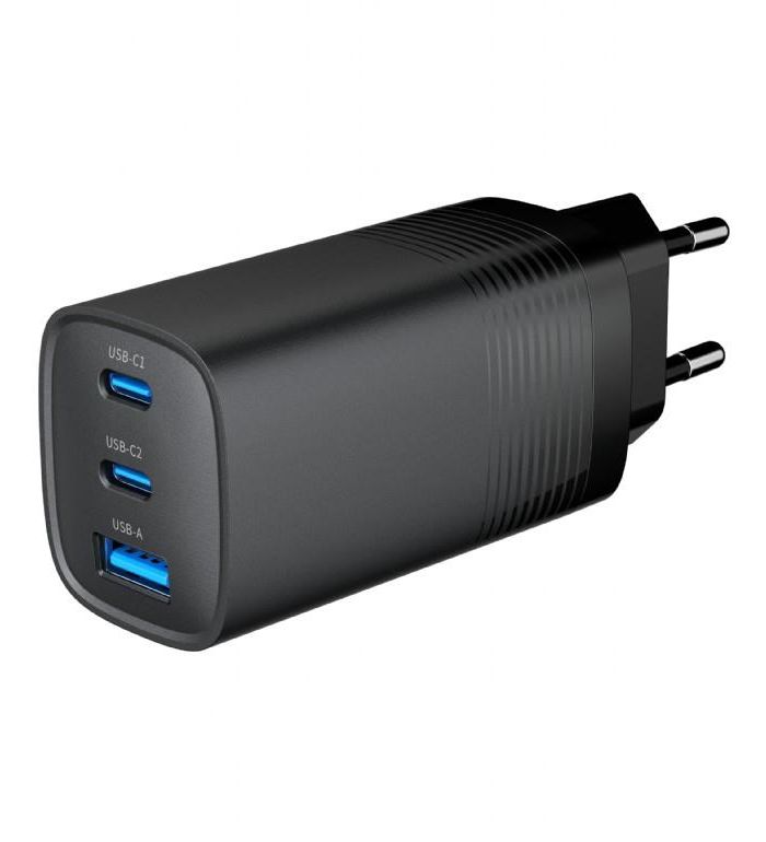 CHARGER USB UNIVERSAL QC3.0/TA-UC-PDQC65-01-BK GEMBIRD