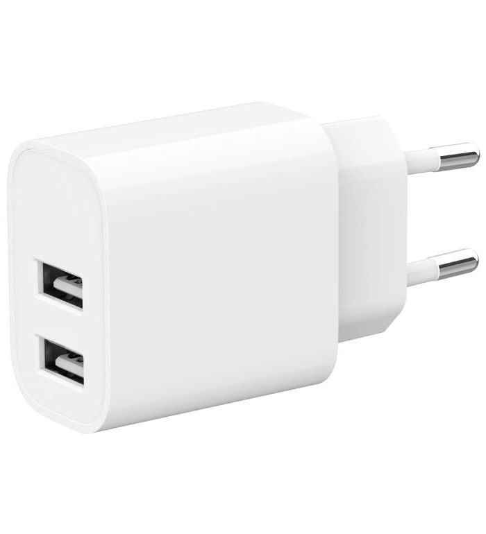 CHARGER USB UNIVERSAL WHITE/2P TA-UC-2A12-01 GEMBIRD