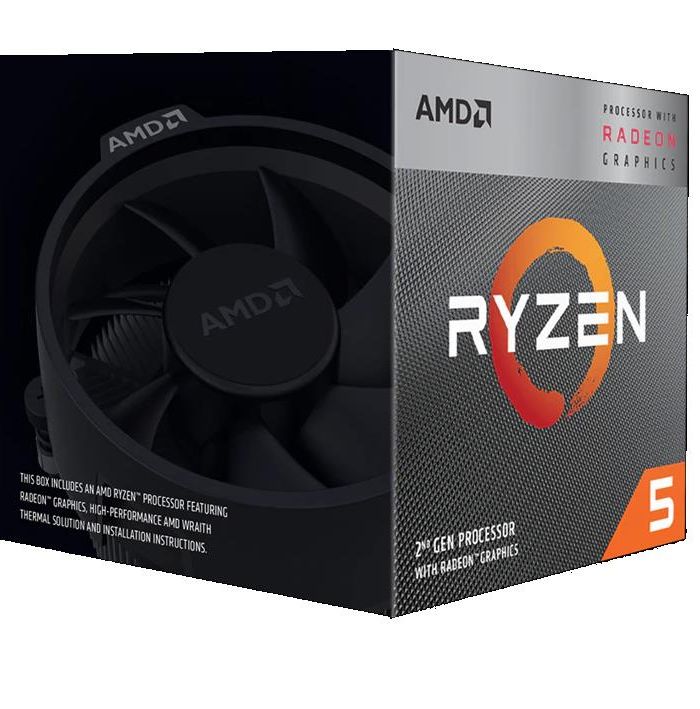 CPU RYZEN X4 R5-3400G SAM4 BX/65W 3700 YD3400C5FHBOX AMD