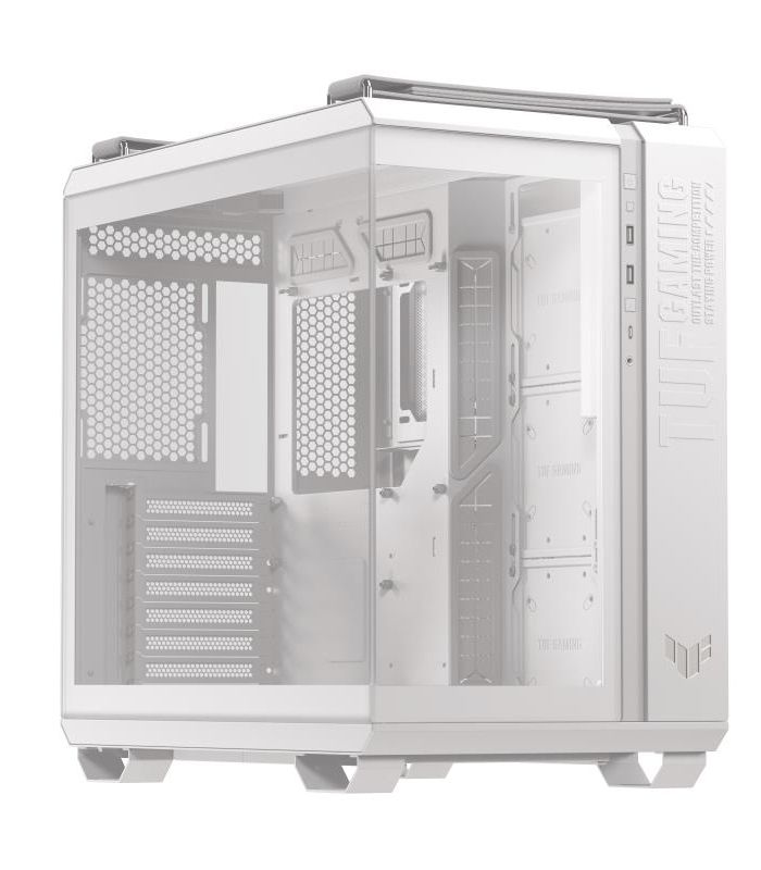 Case|ASUS|TUF Gaming GT502 Horizon|MidiTower|Case product features Transparent panel|Not included|ATX|MicroATX|MiniITX|Colour White|TUFGAMGT502HORIZONWHT