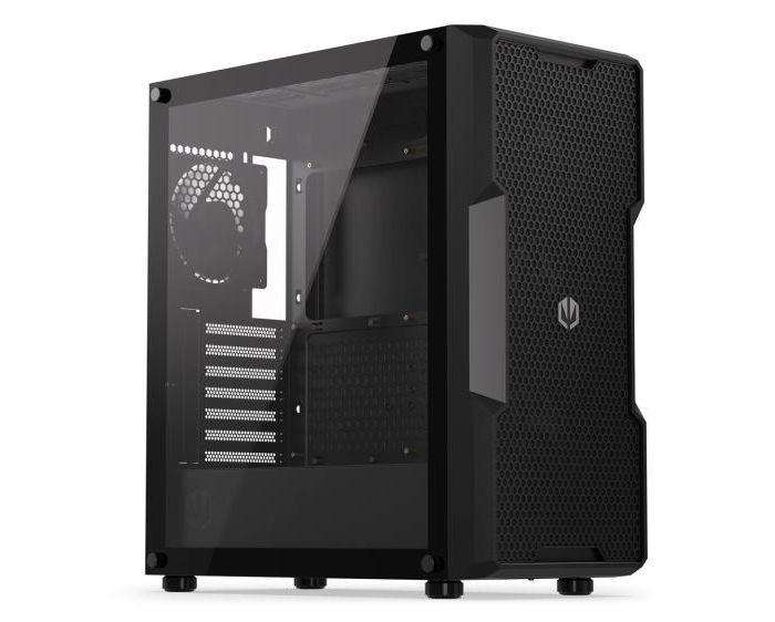 Case|ENDORFY|Regnum 400 Air|MidiTower|Case product features Transparent panel|Not included|ATX|MicroATX|MiniITX|Colour Black|EY2A008