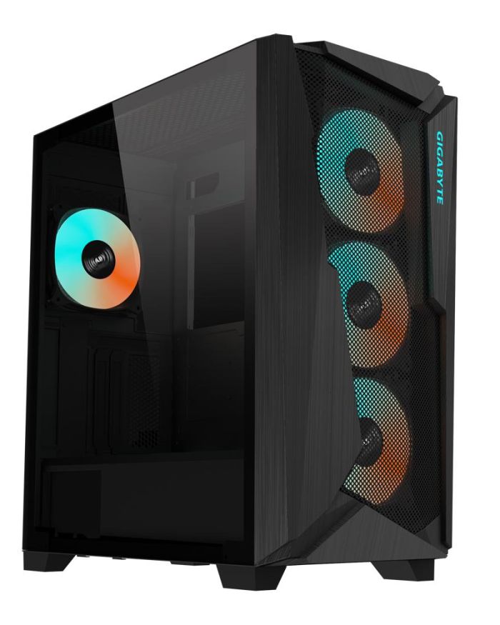 Case|GIGABYTE|C301G V2 BLACK|MidiTower|Case product features Transparent panel|Not included|ATX|EATX|MicroATX|MiniITX|Colour Black|C301GV2