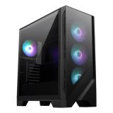 Case|MSI|MAG FORGE 321R AIRFLOW|MidiTower|Case product features Transparent panel|ATX|MicroATX|MiniITX|Colour Black|MAGFORGE321RAIRFLOW