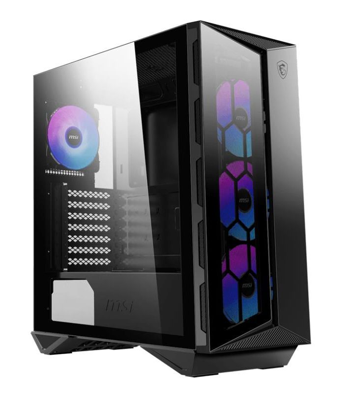 Case|MSI|MPG GUNGNIR 110R|MidiTower|Case product features Transparent panel|Not included|ATX|MicroATX|MiniITX|Colour Black|MPGGUNGNIR110R