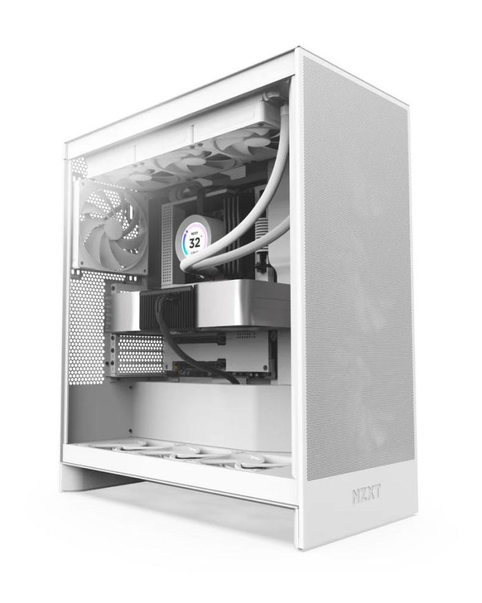 Case|NZXT|H7 Flow|MidiTower|ATX|EATX|MicroATX|MiniITX|Colour White|CM-H72FW-01