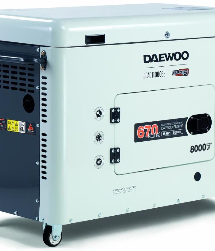DIESEL GENERATOR 8.0KW 230V/DDAE 11000SE DAEWOO