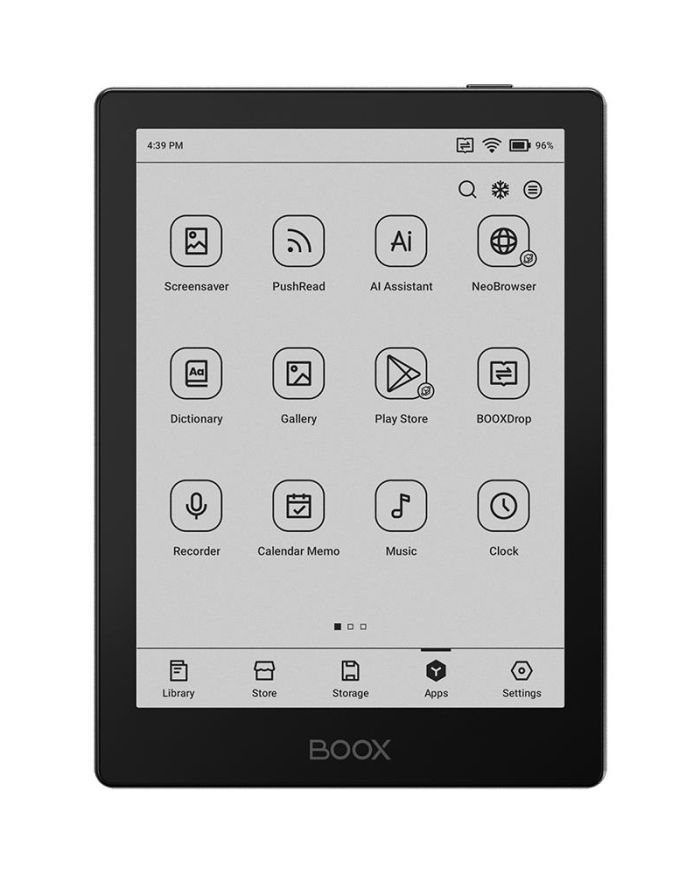 E-Reader|ONYX BOOX|6″|1072×1448|Memory 32 MB|1xUSB-C|Micro SDXC|Wireless LAN|Bluetooth|Black|OPC1225R