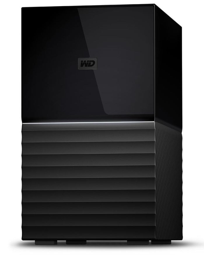External HDD|WESTERN DIGITAL|My Book Duo|16TB|USB-C|USB 3.0|Drives 2|Black|WDBFBE0160JBK-EESN
