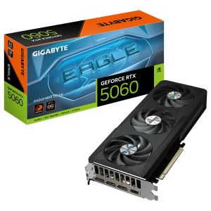 Graphics Card|GIGABYTE|NVIDIA|GeForce RTX 5060|2550 MHz|8 GB|GDDR7|128 bit|PCI Express 5.0|Active|GV-N5060EAGLEMAXOC-8GD