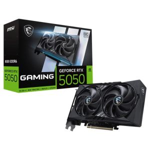 Graphics Card|MSI|NVIDIA GeForce RTX 5050|8 GB|GDDR6|128 bit|PCIE 5.0 16x|Dual Slot Fansink|RTX50508GGAMINGOC