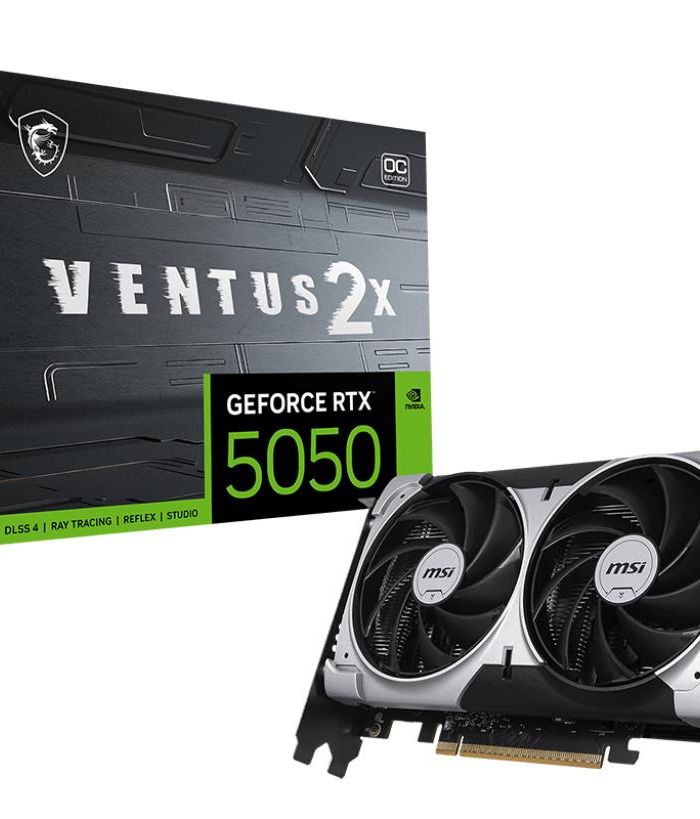 Graphics Card|MSI|NVIDIA GeForce RTX 5050|8 GB|GDDR6|128 bit|PCIE 5.0 16x|Dual Slot Fansink|RTX50508GVENTUS2XOC