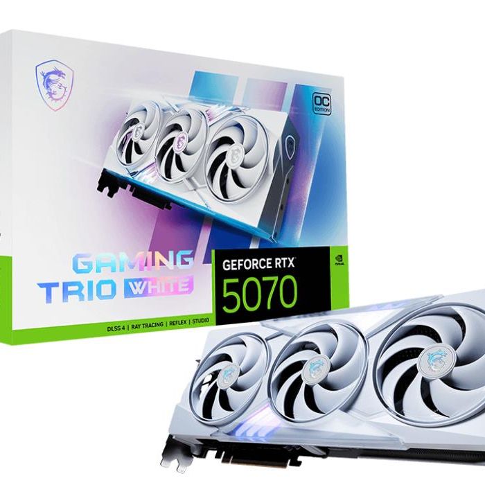 Graphics Card|MSI|NVIDIA GeForce RTX 5070|12 GB|GDDR7|192 bit|PCIE 5.0 16x|Triple slot Fansink|1xHDMI|3xDisplayPort|507012GGAMTRIOOCWHITE