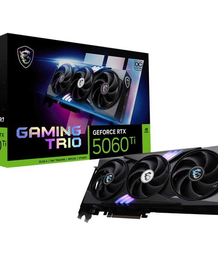 Graphics Card|MSI|NVIDIA|GeForce RTX 5060 Ti|16 GB|GDDR7|128 bit|PCI Express x16 5.0|Active|5060TI16GGAMINGTRIOOC
