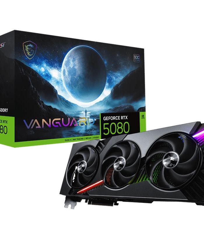 Graphics Card|MSI|NVIDIA|GeForce RTX 5080|16 GB|GDDR7|256 bit|PCI Express 5.0|Active|RTX508016GVANGUARDSOC