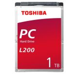 HDD|TOSHIBA|L200|1TB|SATA 3.0|128 MB|5400 rpm|2,5"|Thickness 7mm|HDWL110UZSVA