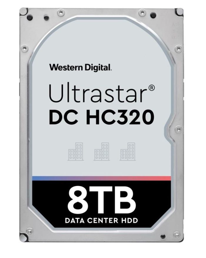 HDD|WESTERN DIGITAL ULTRASTAR|Ultrastar DC HC320|HUS728T8TALE6L4|8TB|SATA 3.0|256 MB|7200 rpm|3,5″|0B36404