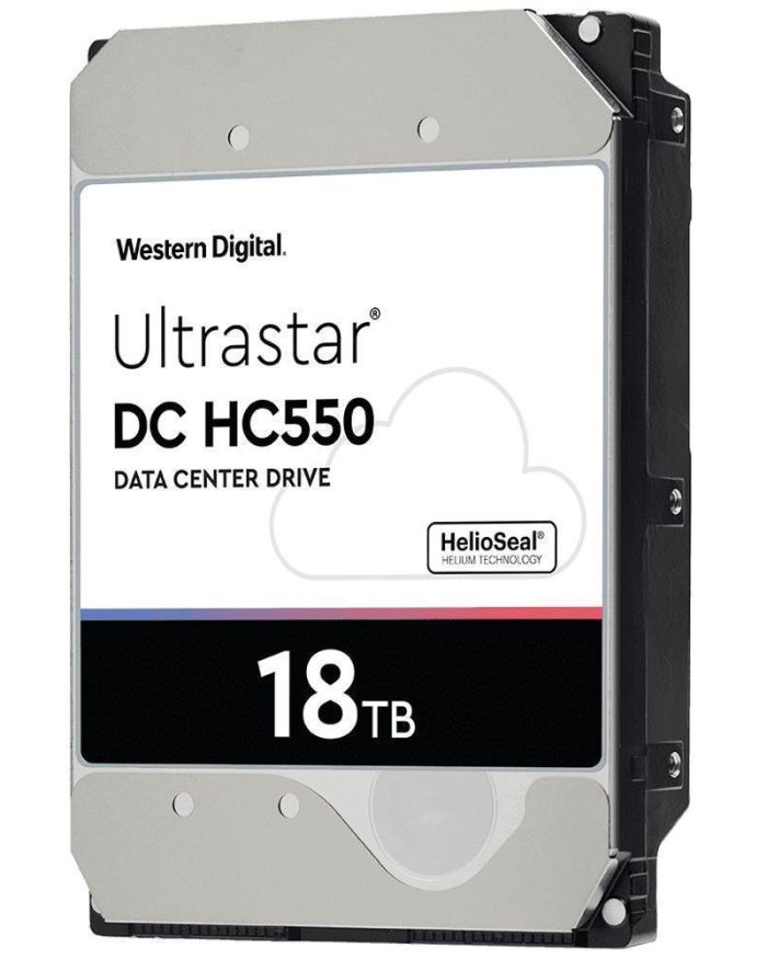 HDD|WESTERN DIGITAL ULTRASTAR|Ultrastar DC HC550|WUH721818ALE6L4|18TB|SATA 3.0|512 MB|7200 rpm|3,5″|0F38459