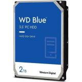 HDD|WESTERN DIGITAL|Blue|2TB|SATA 3.0|256 MB|7200 rpm|3,5"|WD20EZBX