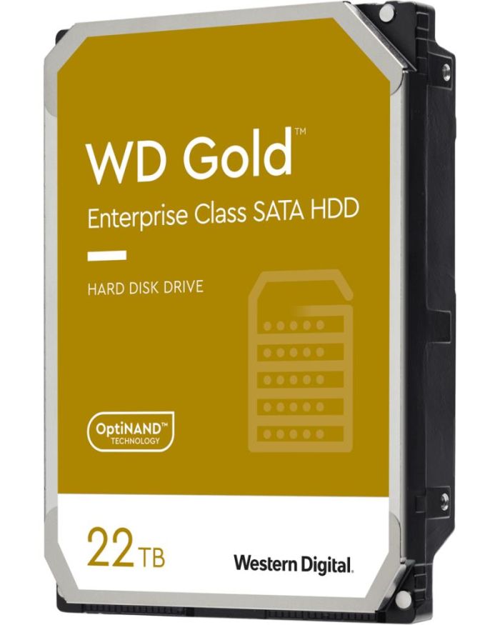HDD|WESTERN DIGITAL|Gold|22TB|SATA|512 MB|7200 rpm|3,5″|WD221KRYZ