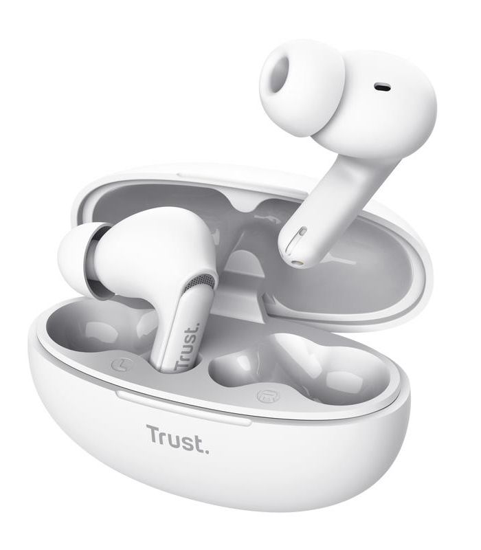 HEADSET EARBUDS YAVI BT ENC/WHITE 25172 TRUST
