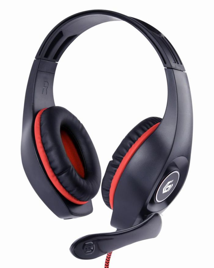 HEADSET GAMING/RED/BLACK GHS-05-R GEMBIRD