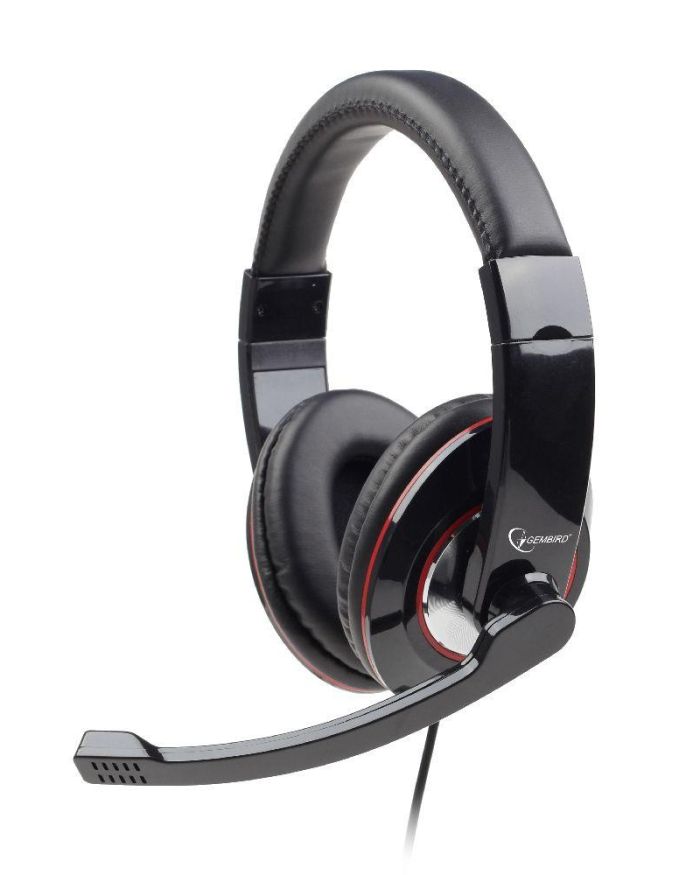 HEADSET STEREO USB BLACK/MHS-U-001 GEMBIRD